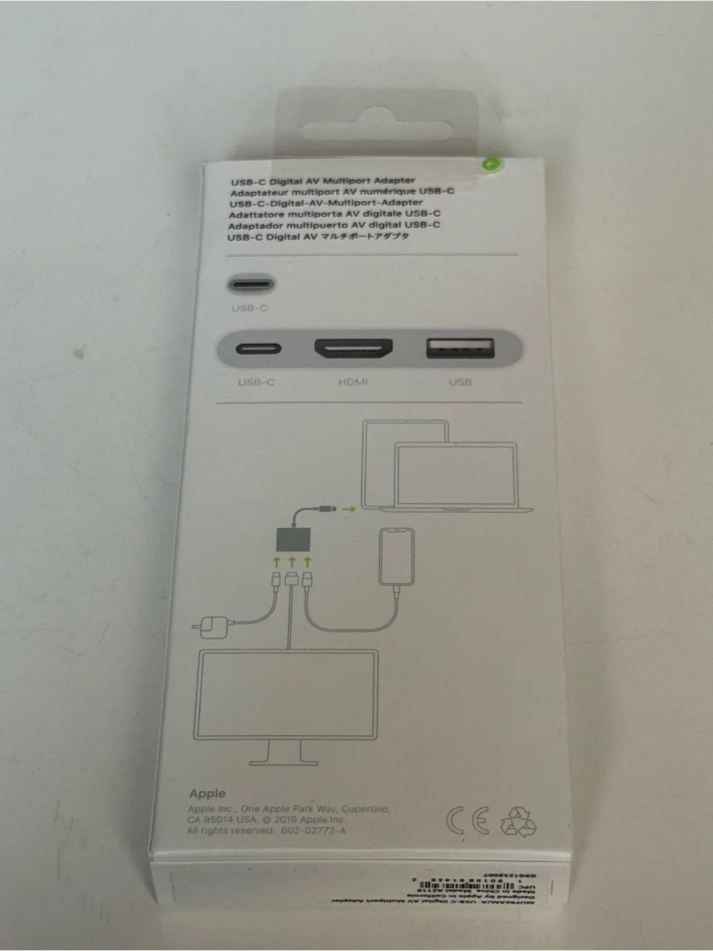 Apple USB-C Digital AV Multiport Adapter - White